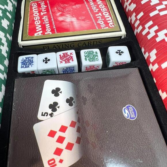 300-Piece Poker Set with Aluminum Carrying Case & Professional Weight Chips. - Picture 4 of 9